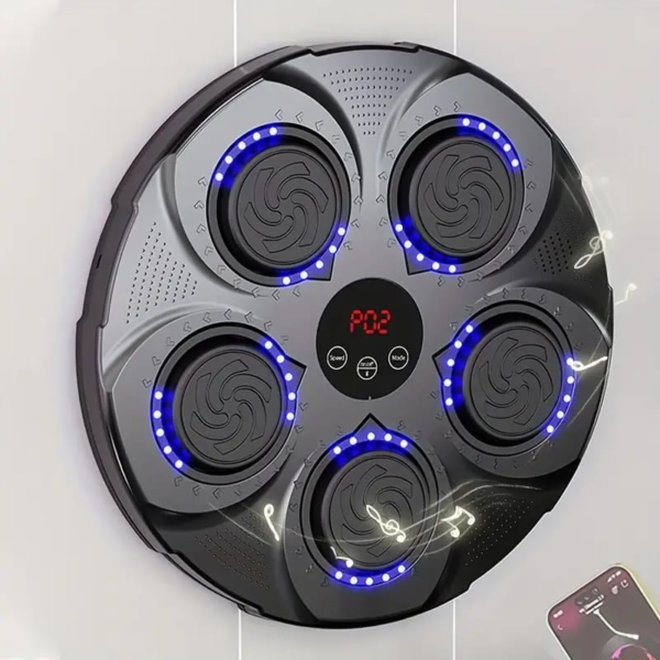 Máquina de Boxeo Inteligente con Música y Luces LED - Entrenamiento de Reacción y Alivio del Estrés - Imagen 3